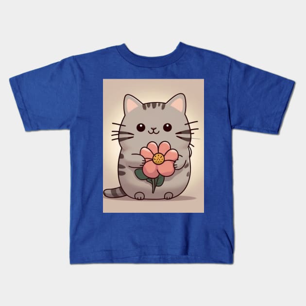 Happy Mother day Pusheen Kids T-Shirt by Love of animals